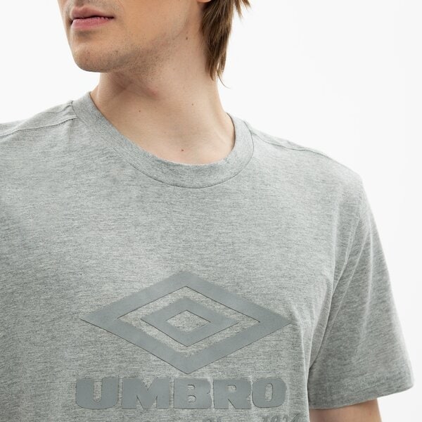 Koszulka męska UMBRO T-SHIRT LARGE LOGO 66117u-263 kolor szary