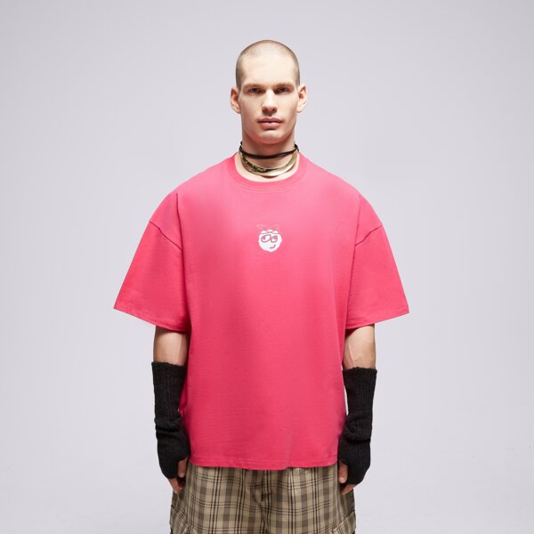 S.NOW JOB SIZEER T SHIRT "NOT MY DAY"-MAGENTA si323tsu54001 kolor różowy