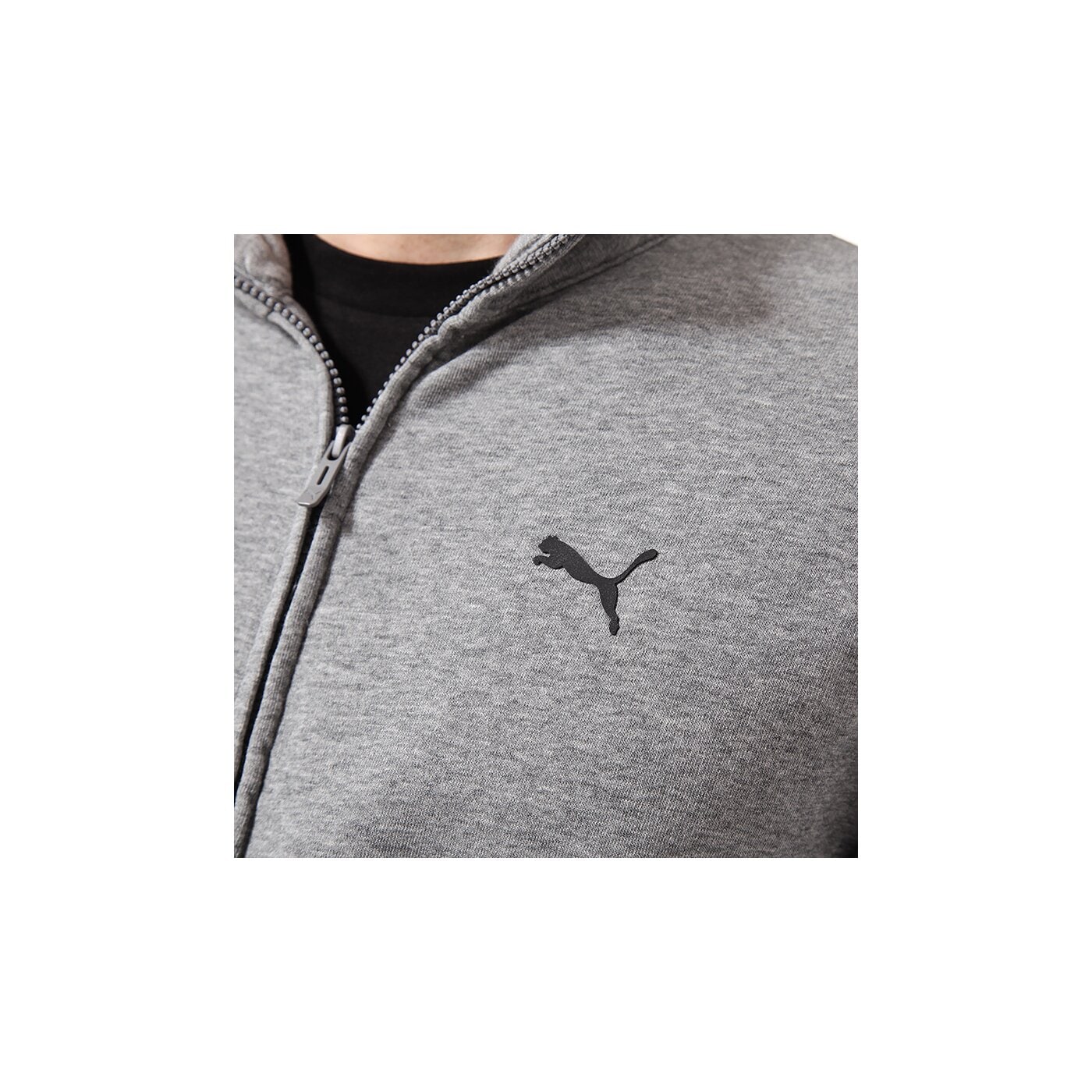 Bluza męska PUMA BLUZA ESS SWEAT JACKET 82399004 kolor szary