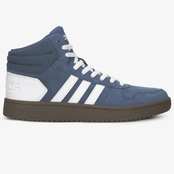 Buty sportowe męskie ADIDAS HOOPS 2.0 MID ee7368 kolor granatowy