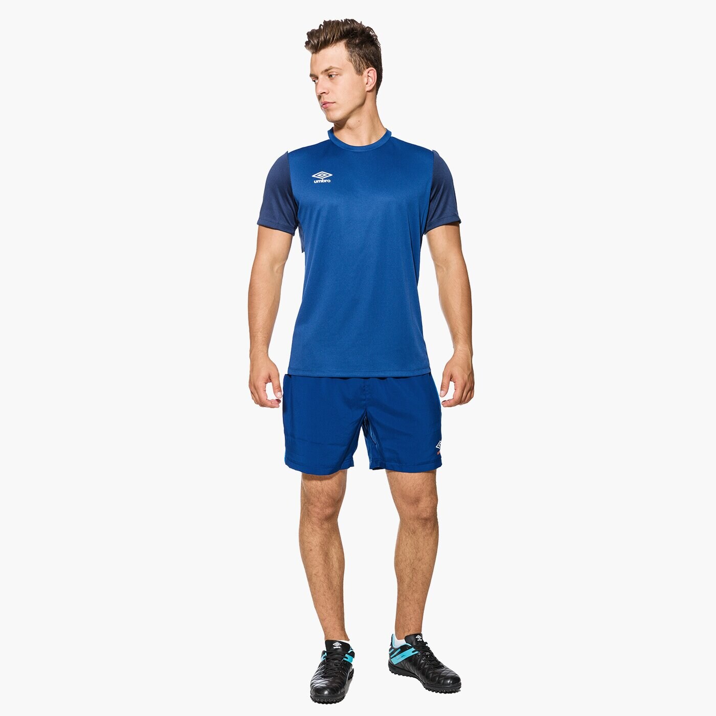 Koszulka męska UMBRO T-SHIRT SS TRAINING JERSEY 64509uev9 kolor granatowy