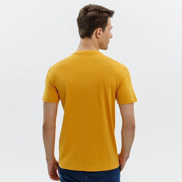 Koszulka męska PUMA T-SHIRT MODERN BASICS TEE - MINERAL YELLOW 58934537 kolor żółty