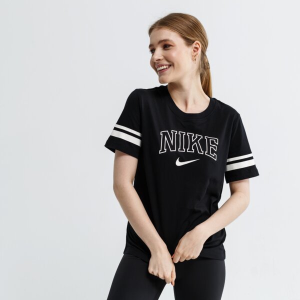 Koszulka damska NIKE T-SHIRT SS W NSW SS VRSTY ar3769-010 kolor czarny
