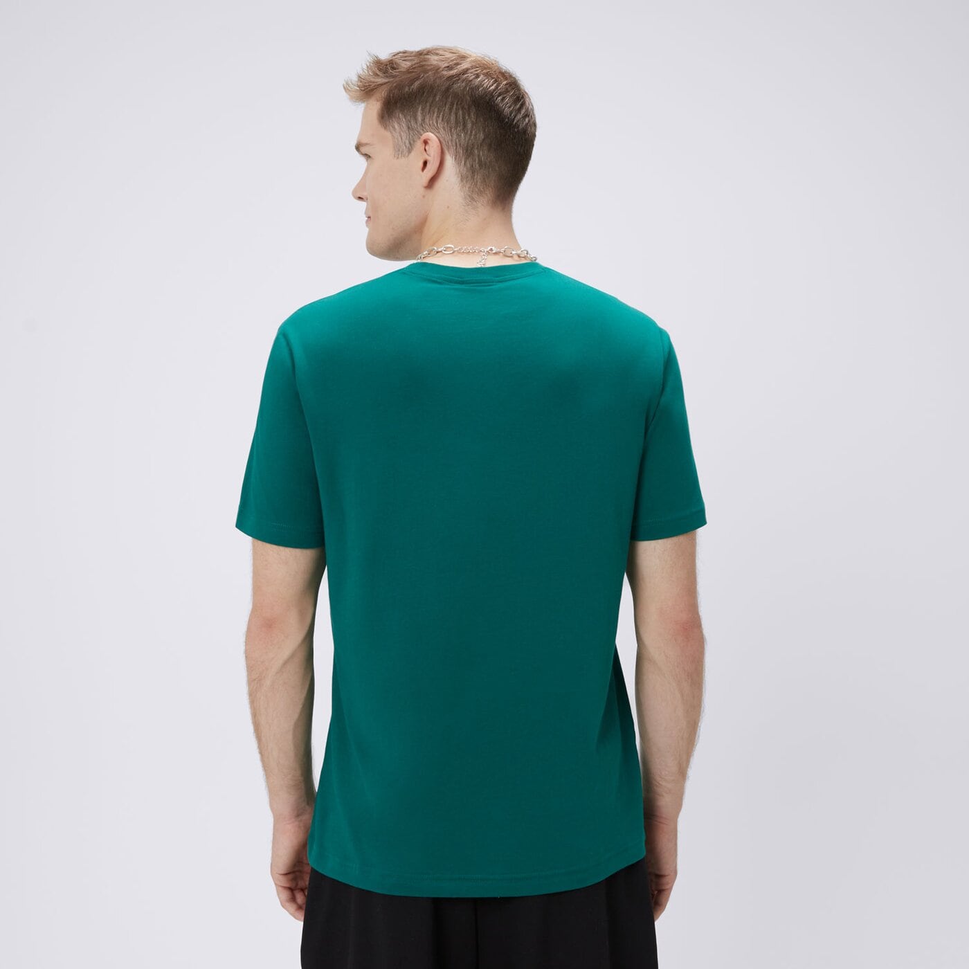 Koszulka męska CHAMPION T-SHIRT CREWNECK TEE 220453gs571 kolor zielony