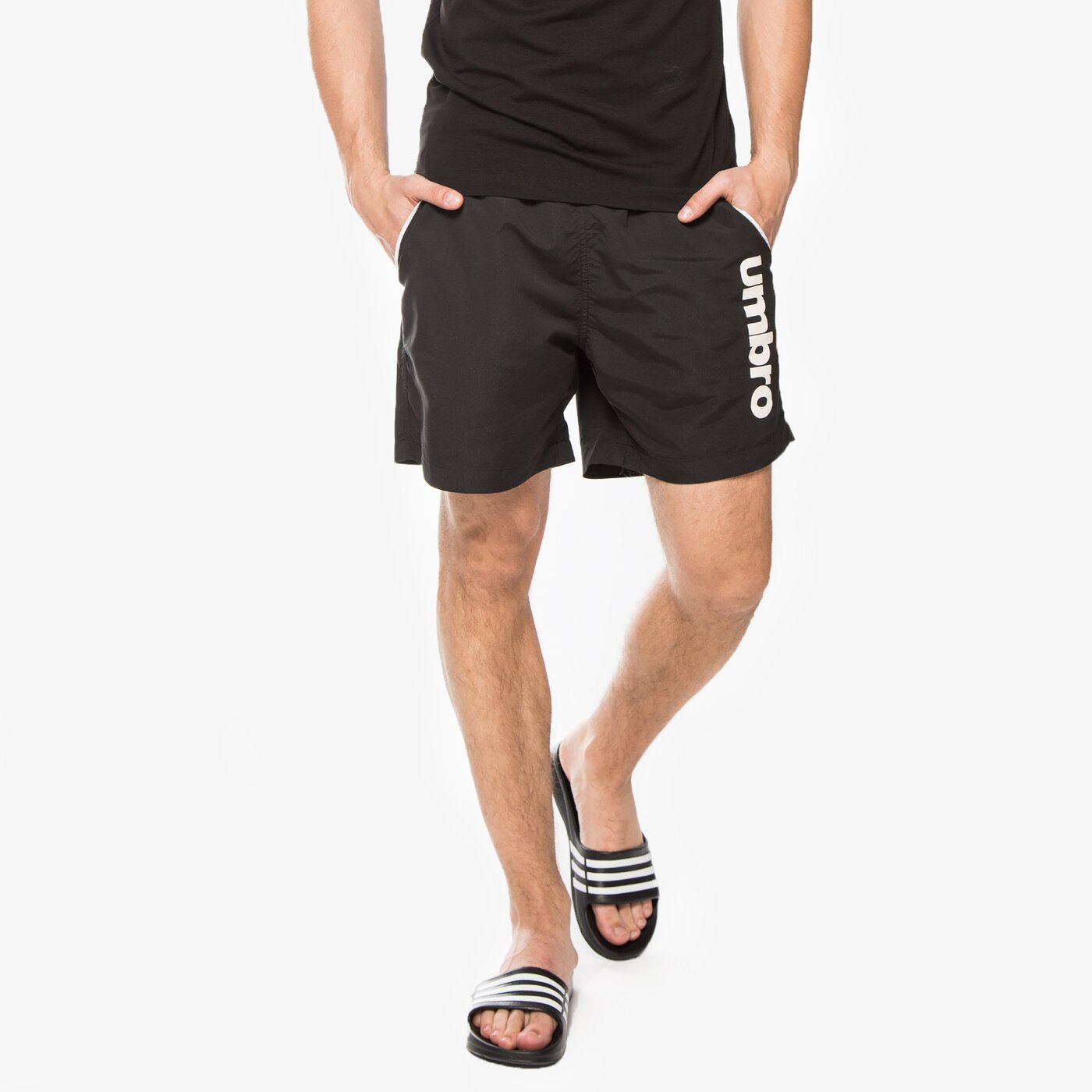 Spodenki męskie UMBRO SZORTY WAKO ul16szm08001 kolor czarny