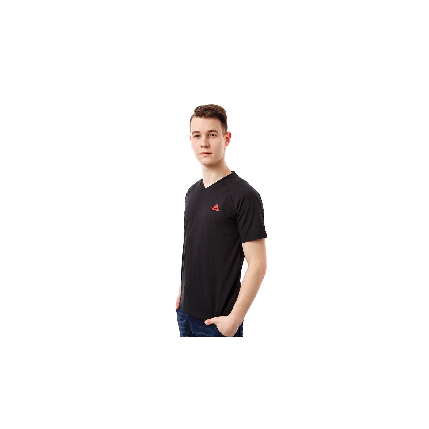 Koszulka męska ADIDAS T-SHIRT SE PLAIN TEE f48607 kolor czarny
