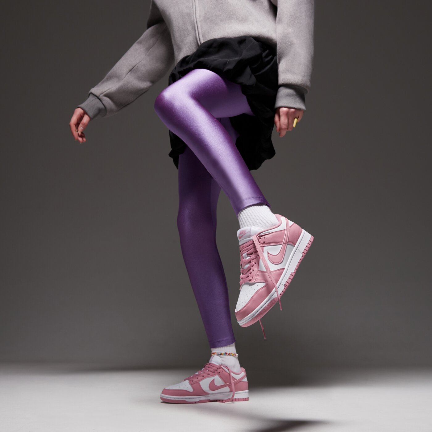 Buty sportowe damskie NIKE DUNK LOW dd1873-112 kolor biały