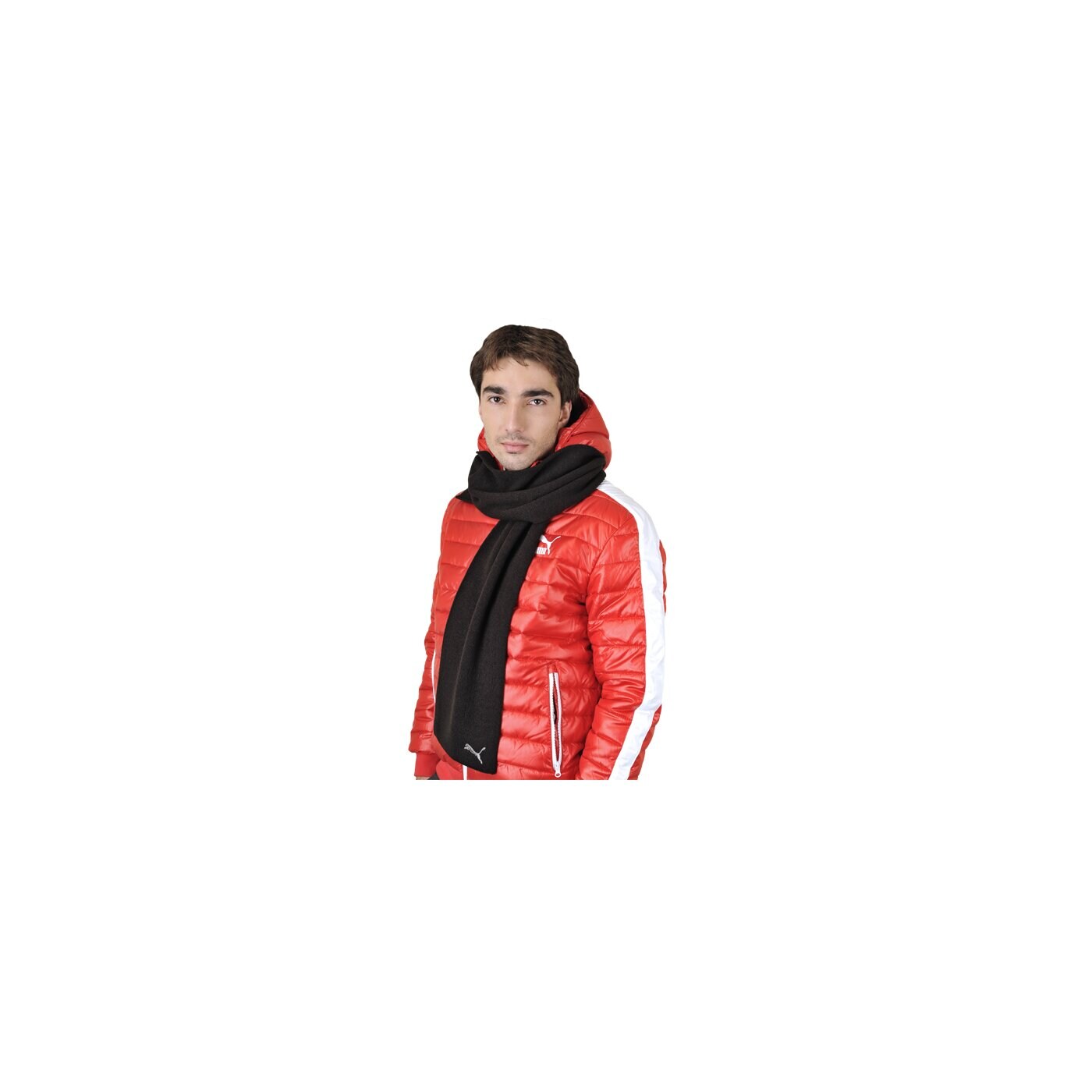  PUMA SZALIK FUNDALMENTALS KNIT SCARF 05212301 kolor czarny