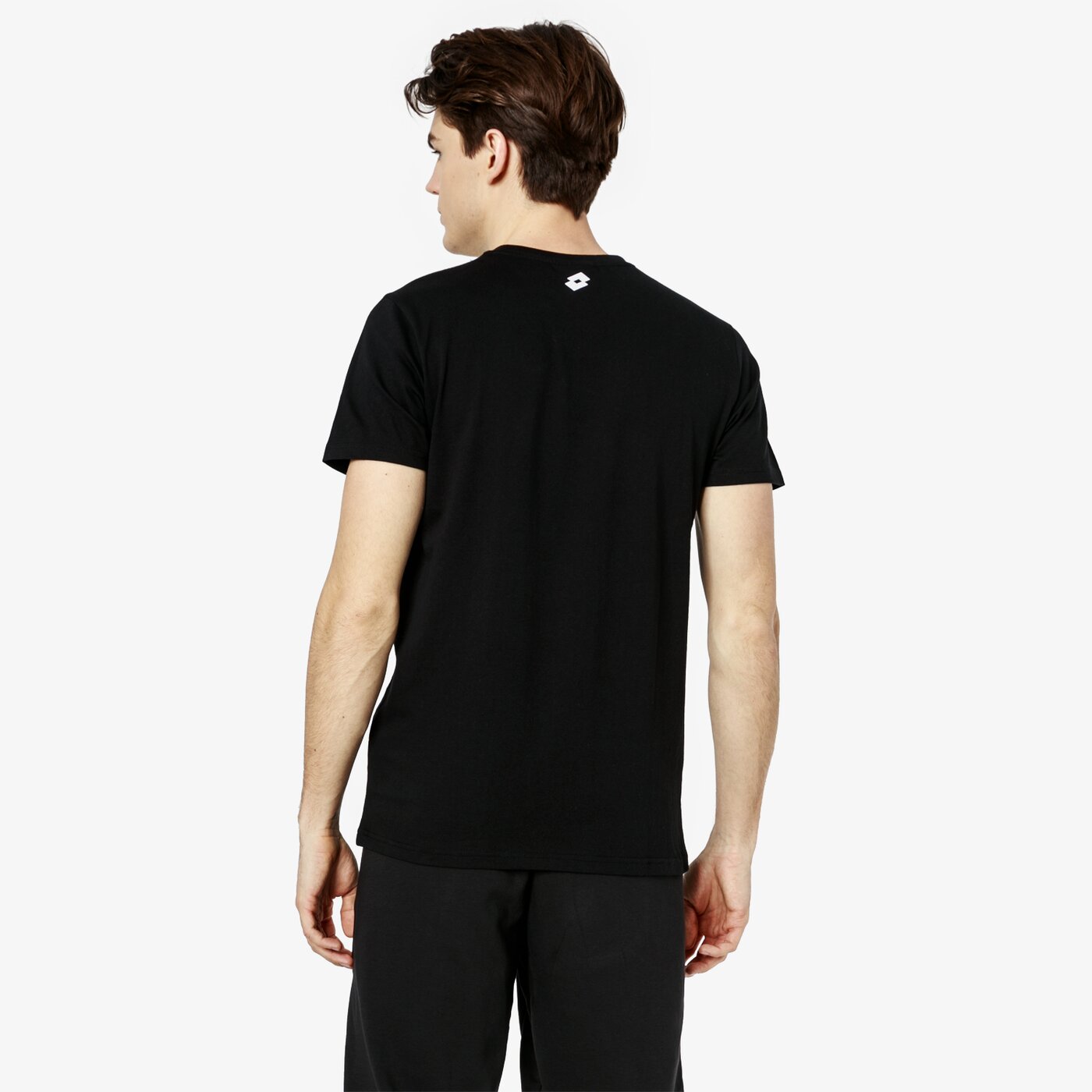 Koszulka męska LOTTO T-SHIRT SS FABRIANO lo19tsm23002 kolor czarny