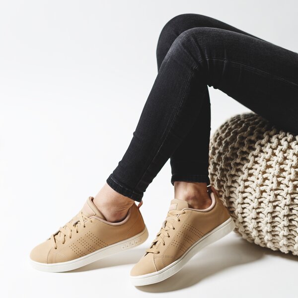 Buty sportowe damskie ADIDAS VS ADVANTAGE CL f34441 kolor beżowy