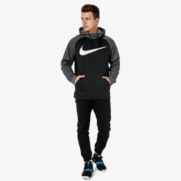 Bluza męska NIKE BLUZA THRMA HD SWOOSH ESS 931991-010 kolor czarny