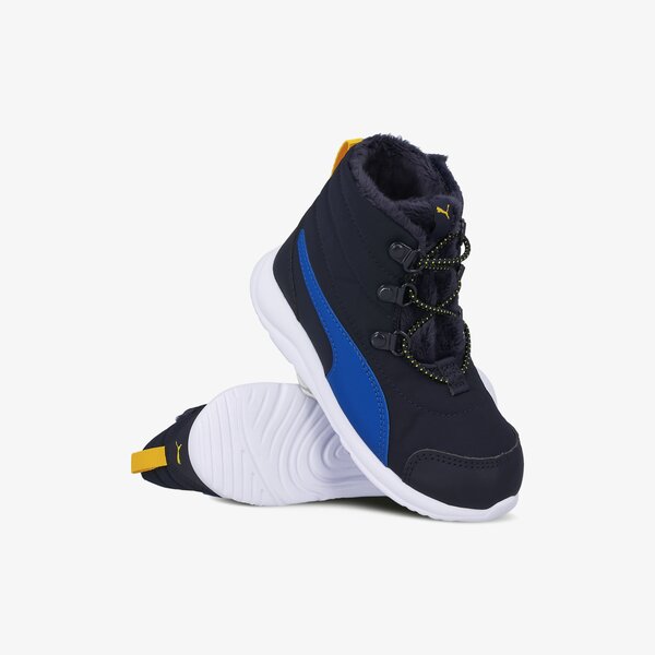 Buty trekkingowe dla dzieci PUMA FUN RACER BOOT AC INF 19428203 kolor granatowy