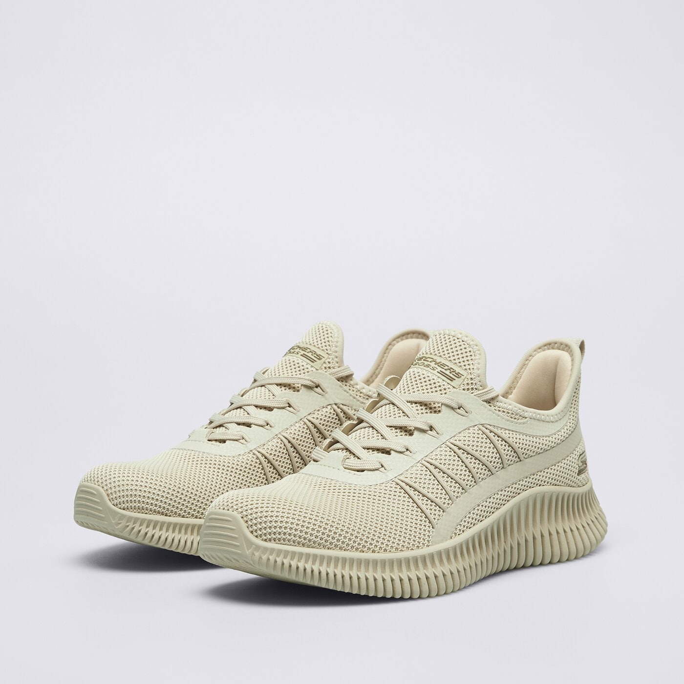 Buty sportowe damskie SKECHERS BOBS GEO 117417tpe kolor beżowy