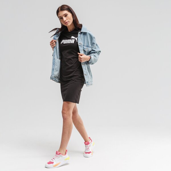 Sukienka damska PUMA SUKIENKA ESS+ FITTED 581756 01 kolor czarny