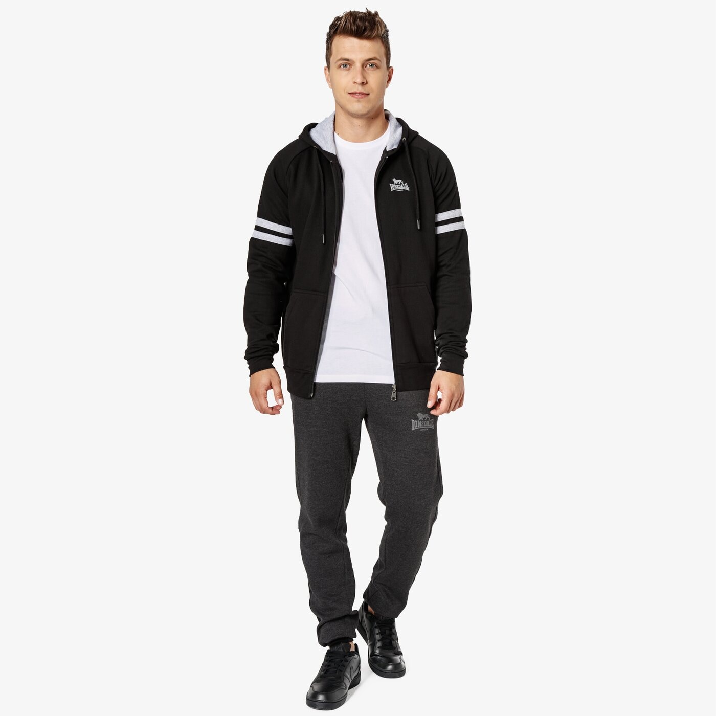 Bluza męska LONSDALE BLUZA PATTESLEY 1138651000 kolor czarny