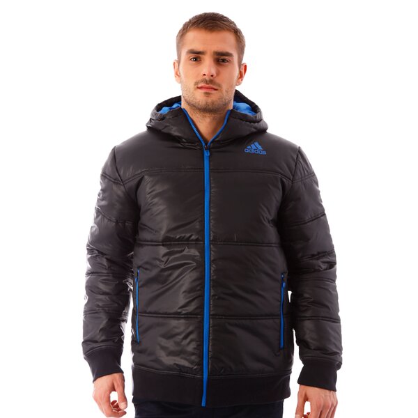 Kurtka zimowa męska ADIDAS KURTKA P-BASIC JKT g71084 kolor czarny