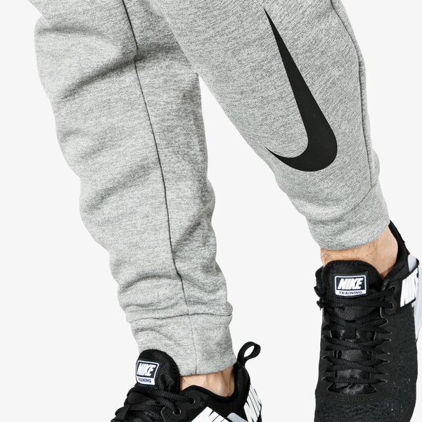 Spodnie dresowe męskie NIKE SPODNIE THERMA TAPER SWOOSH 932257-063 kolor szary