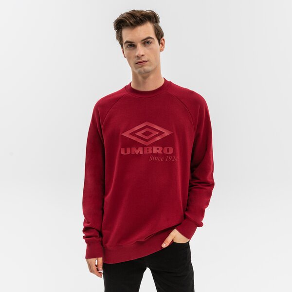 Bluza męska UMBRO BLUZA LARGE LOGO 66116u-lbe kolor bordowy