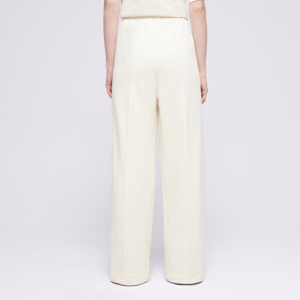 Spodnie dresowe damskie ADIDAS SPODNIE WIDE LEG PANT iz0292 kolor biały