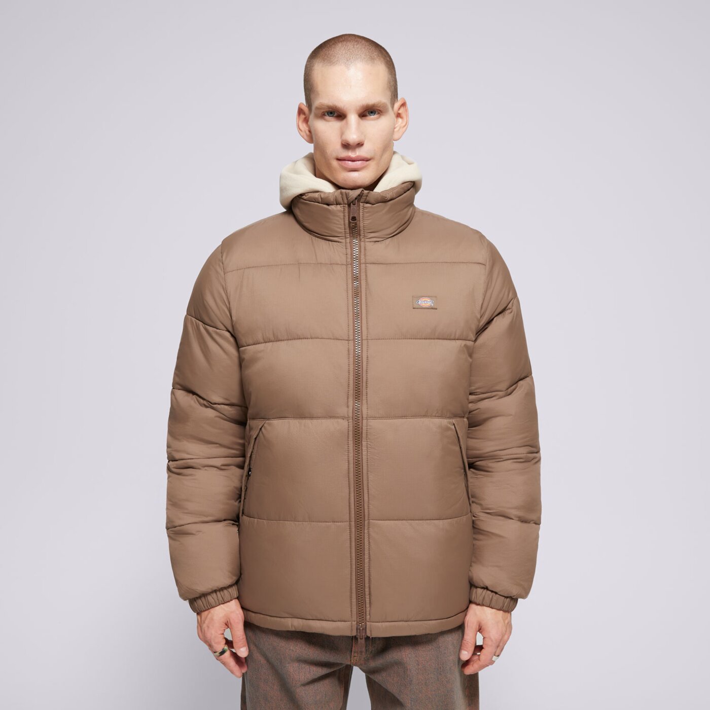 Kurtka zimowa męska DICKIES KURTKA ZIMOWA WALDENBURG JACKET dk0a4xp2mr11 kolor brązowy