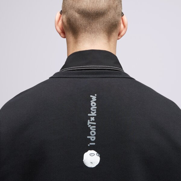 S.NOW JOB SIZEER CREWNECK “I DON'T KNOW” BLACK si123blu51001 kolor czarny