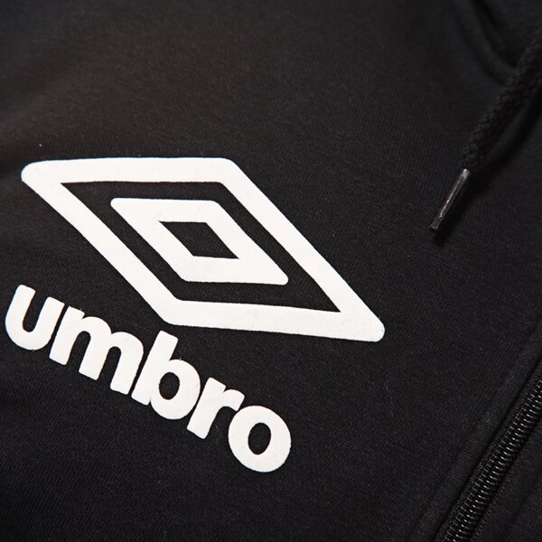 Bluza męska UMBRO BLUZA HOODED FULL ZIP JACKET 62586u060 kolor czarny