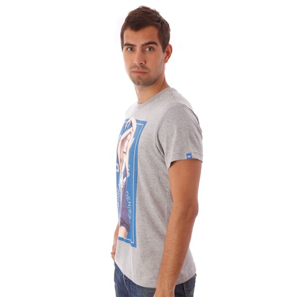 Koszulka męska ADIDAS T-SHIRT LABEL POSE TEE g92632 kolor szary