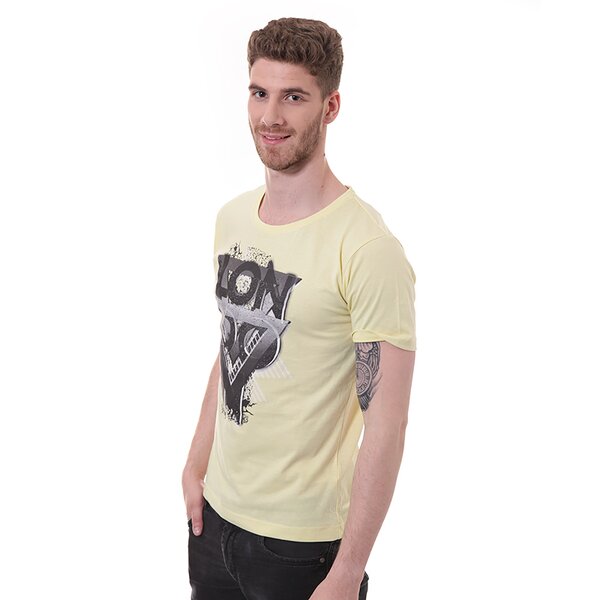 Koszulka męska UMBRO T-SHIRT EVANS um14tsmpr002 kolor żółty