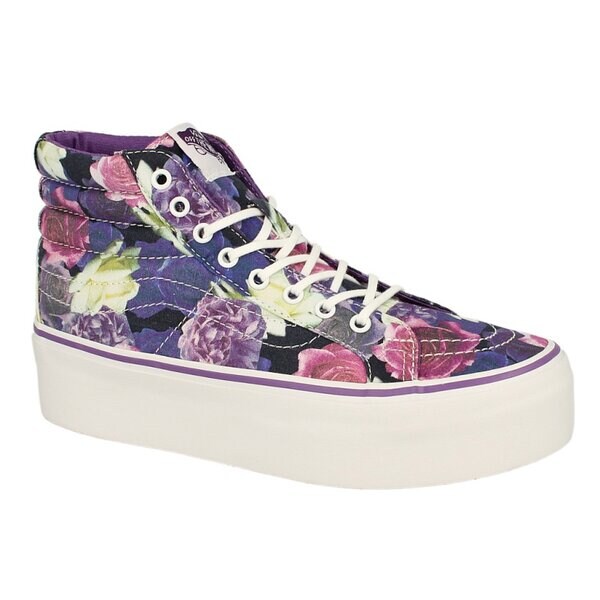 Buty sportowe damskie VANS SK8-HI PLATFORM  vrrfc2a kolor multicolor