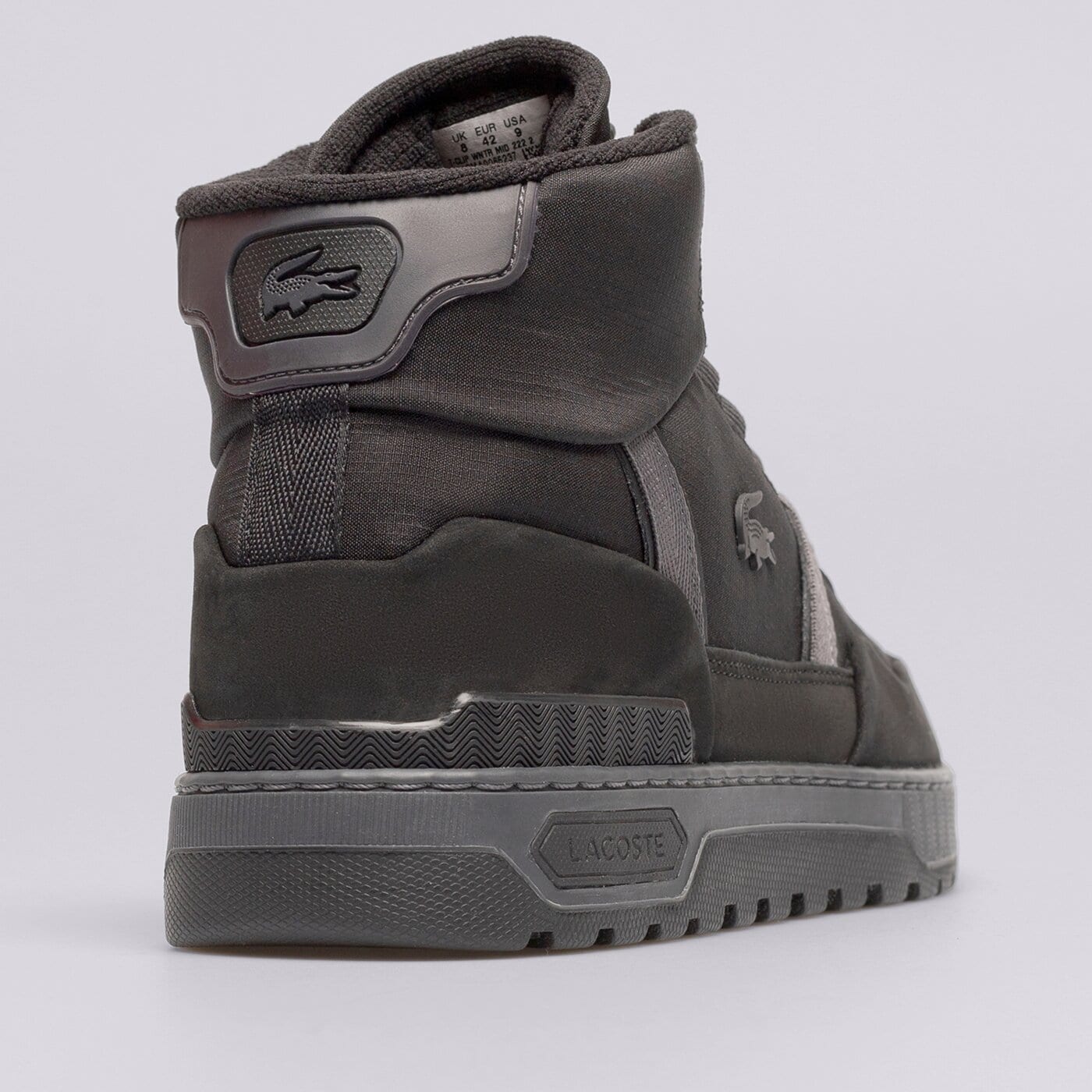 Buty outdoor męskie LACOSTE T-CLIP WNTR MID 222 2 744sma0065237 kolor czarny