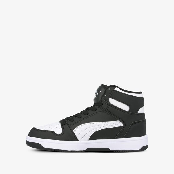 Buty dziecięce PUMA REBOUND LAYUP SL JR 370486 01 kolor czarny