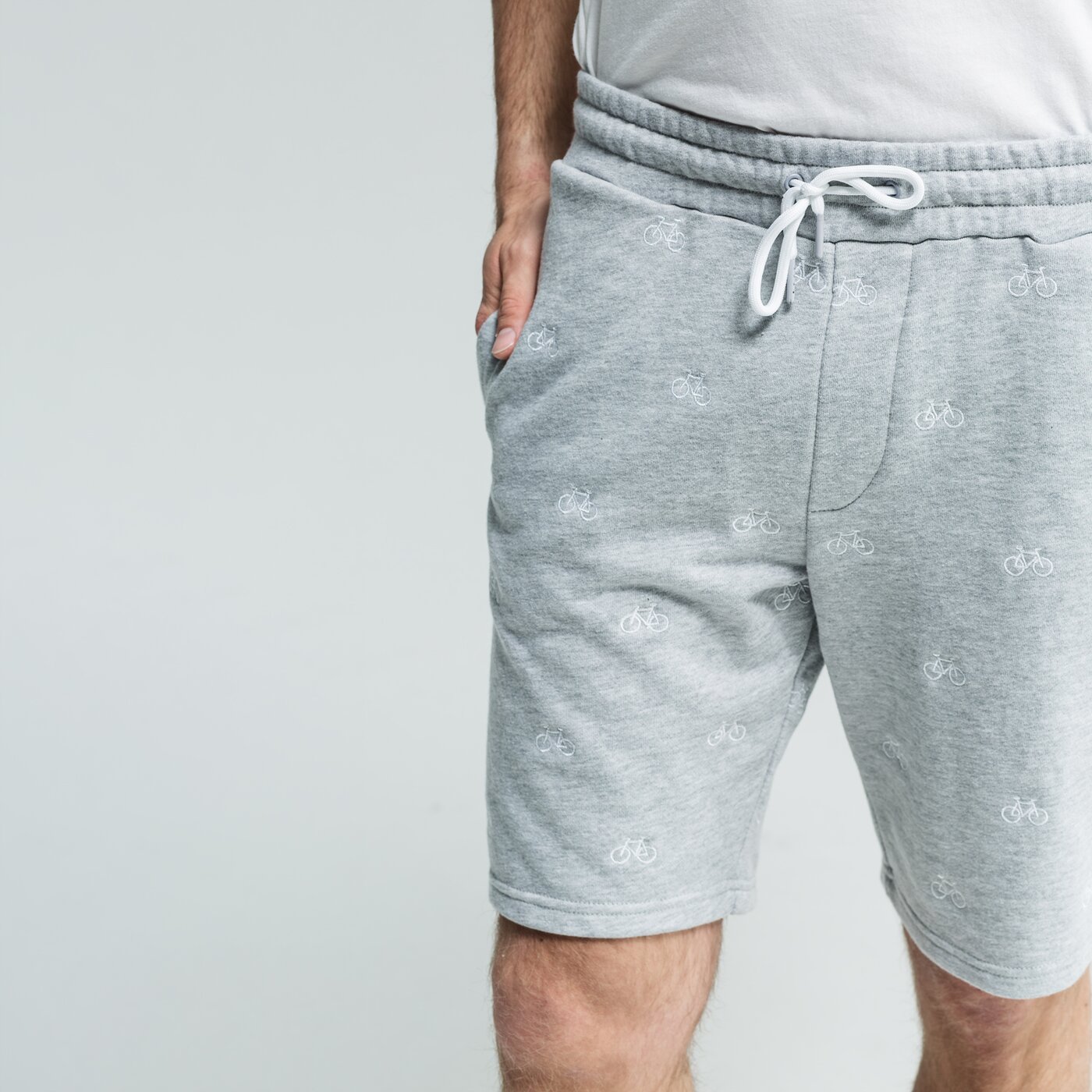 Spodenki męskie FEEWEAR SZORTY SACABA fw19szm03002 kolor szary