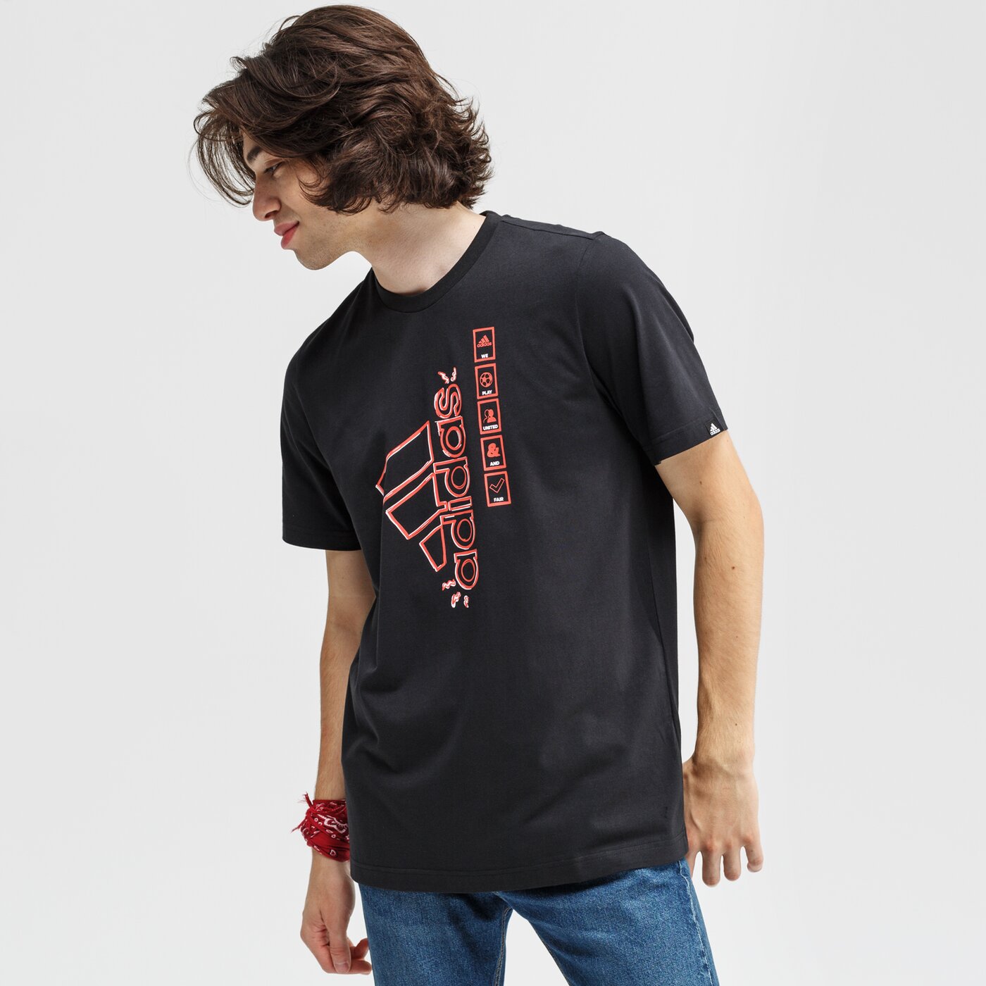 Koszulka męska ADIDAS T-SHIRT M E&U ICNS T gd5903 kolor czarny