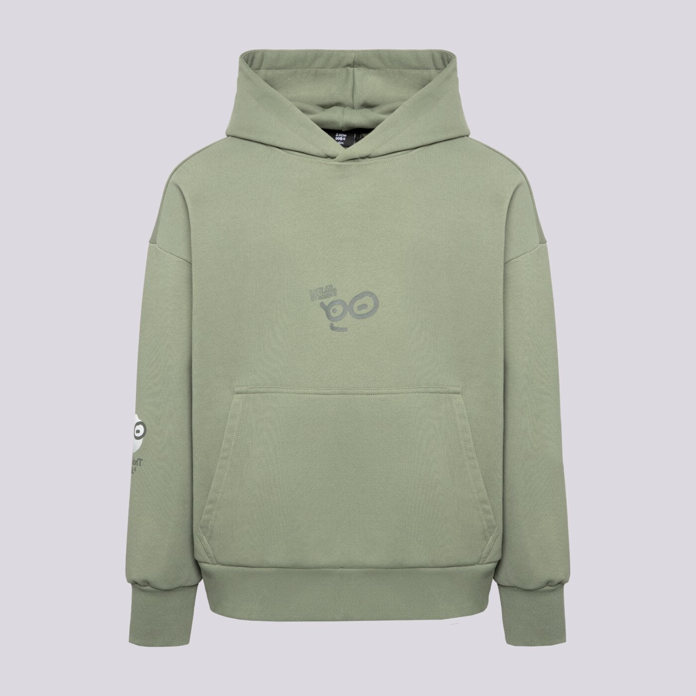 S.NOW JOB SIZEER HOODIE “POV” OLIVE si123blu50003 kolor zielony