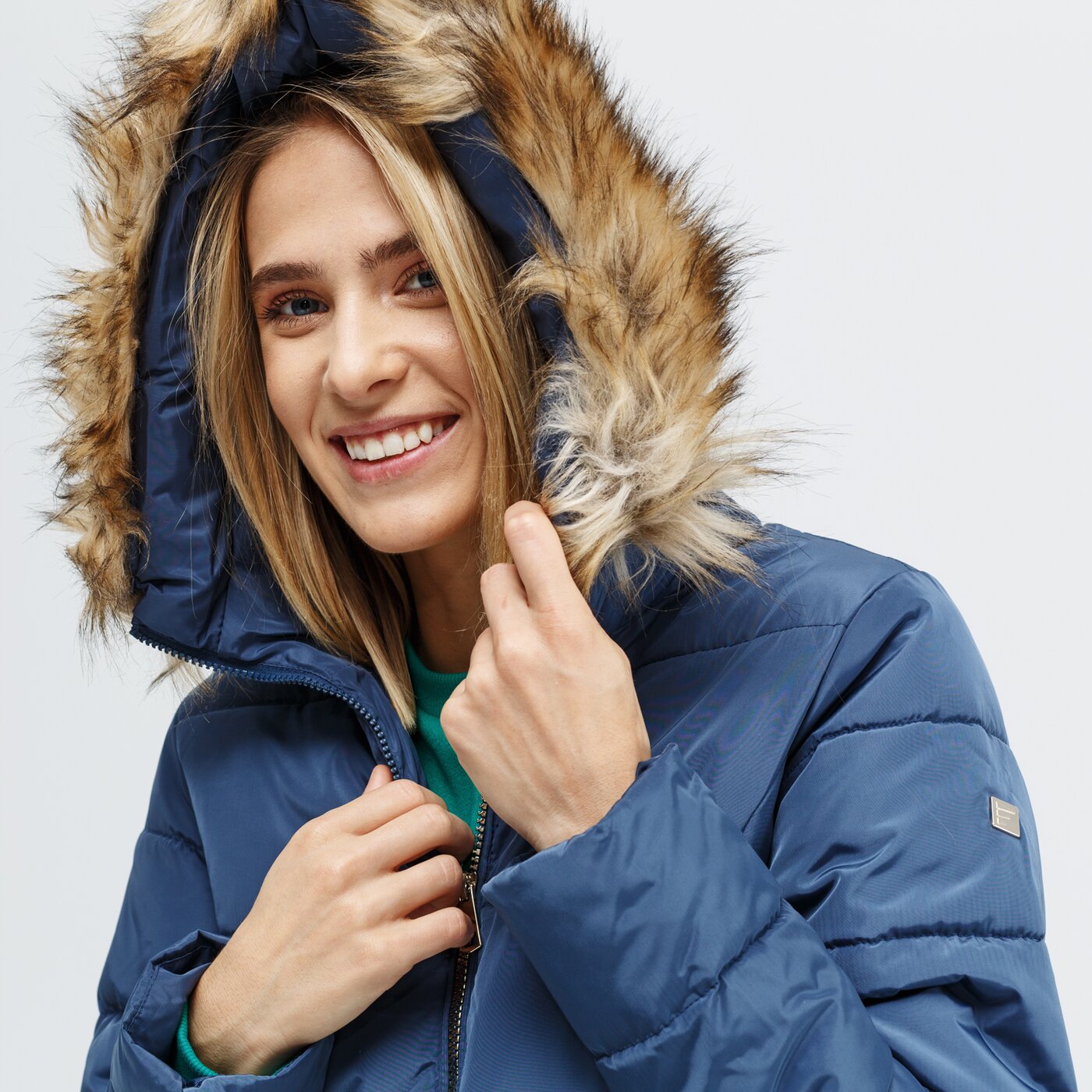 Kurtka zimowa damska FEEWEAR KURTKA DER fwv39kud02002 kolor niebieski