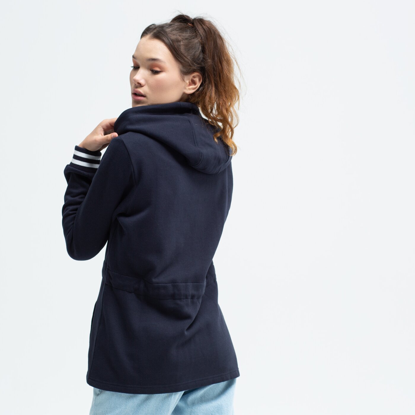 Bluza damska LOTTO BLUZA ROZPINANA Z KAPTUREM JUJUBE lo39bld17001 kolor granatowy