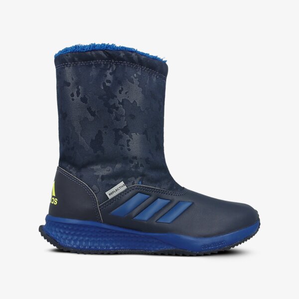 Buty trekkingowe dla dzieci ADIDAS RAPIDASNOW K s81125 kolor granatowy