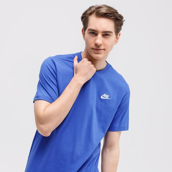 Koszulka męska NIKE T-SHIRT SPORTSWEAR CLUB ar4997-430 kolor niebieski