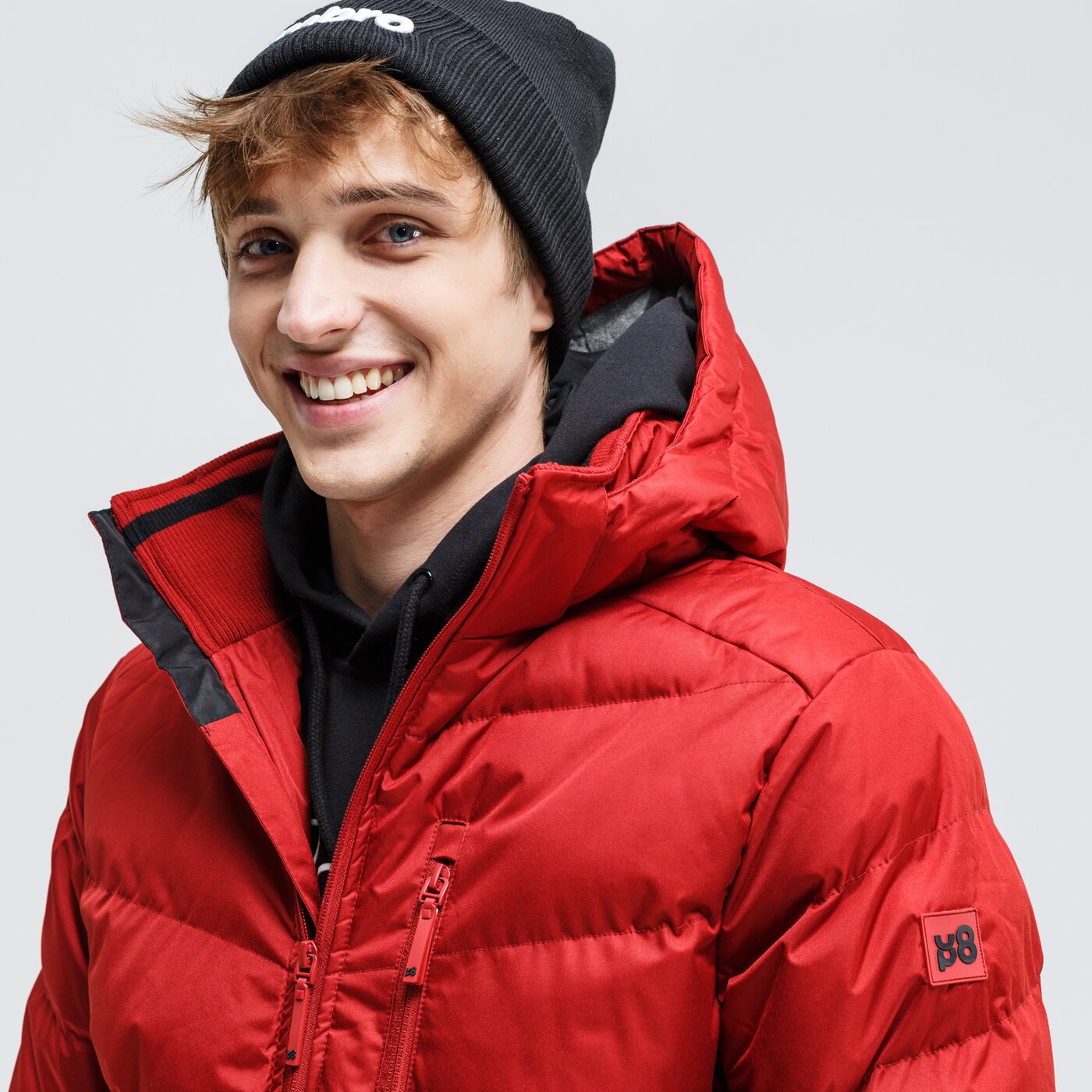 Kurtka zimowa męska UP8 KURTKA ZIMOWA TELLO upv320kum01001 kolor bordowy