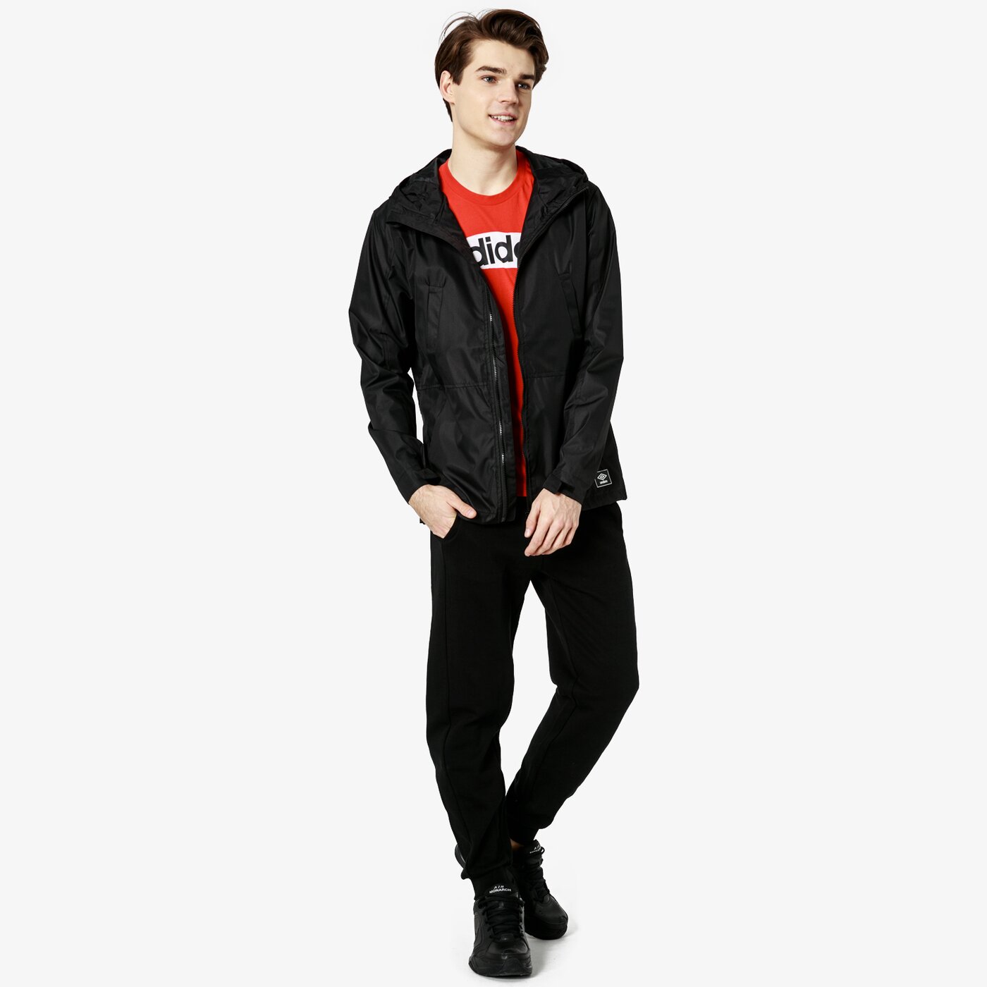 Kurtka przejściowa męska UMBRO KURTKA MUDI ul19kum29001 kolor czarny