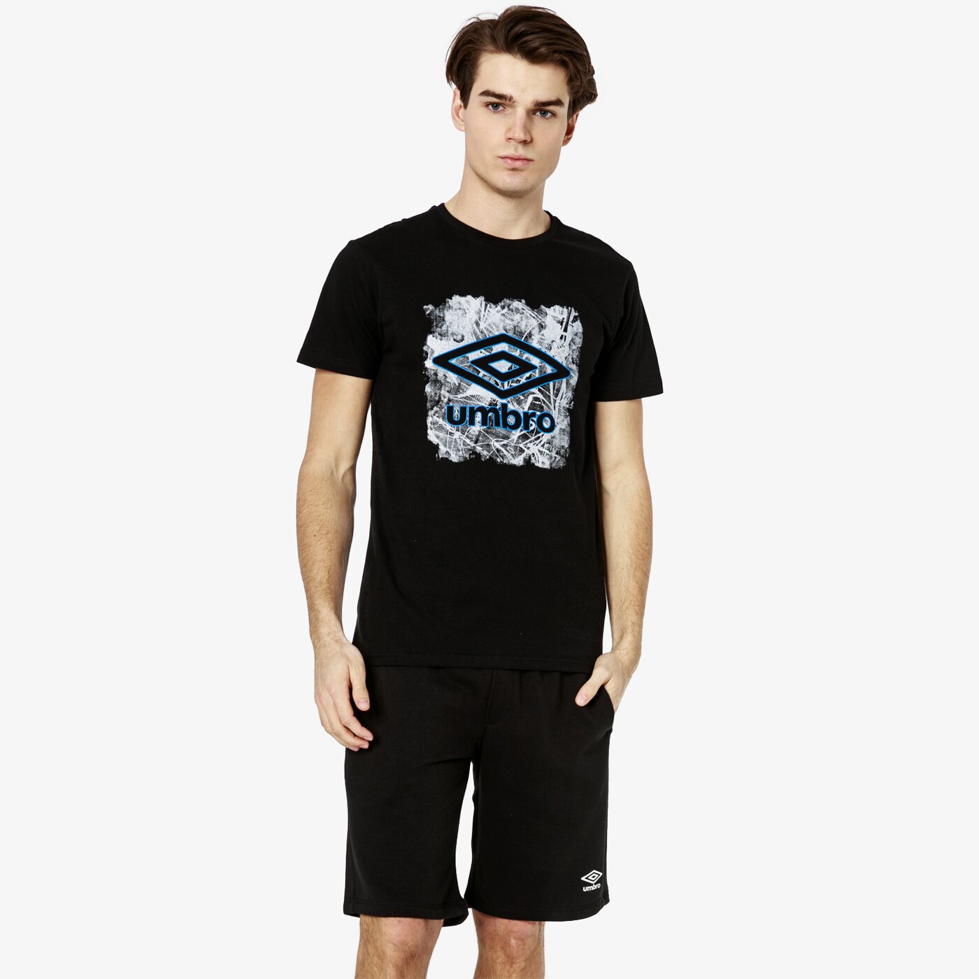 Koszulka męska UMBRO T-SHIRT SS DEMATO ul19tsm32001 kolor czarny