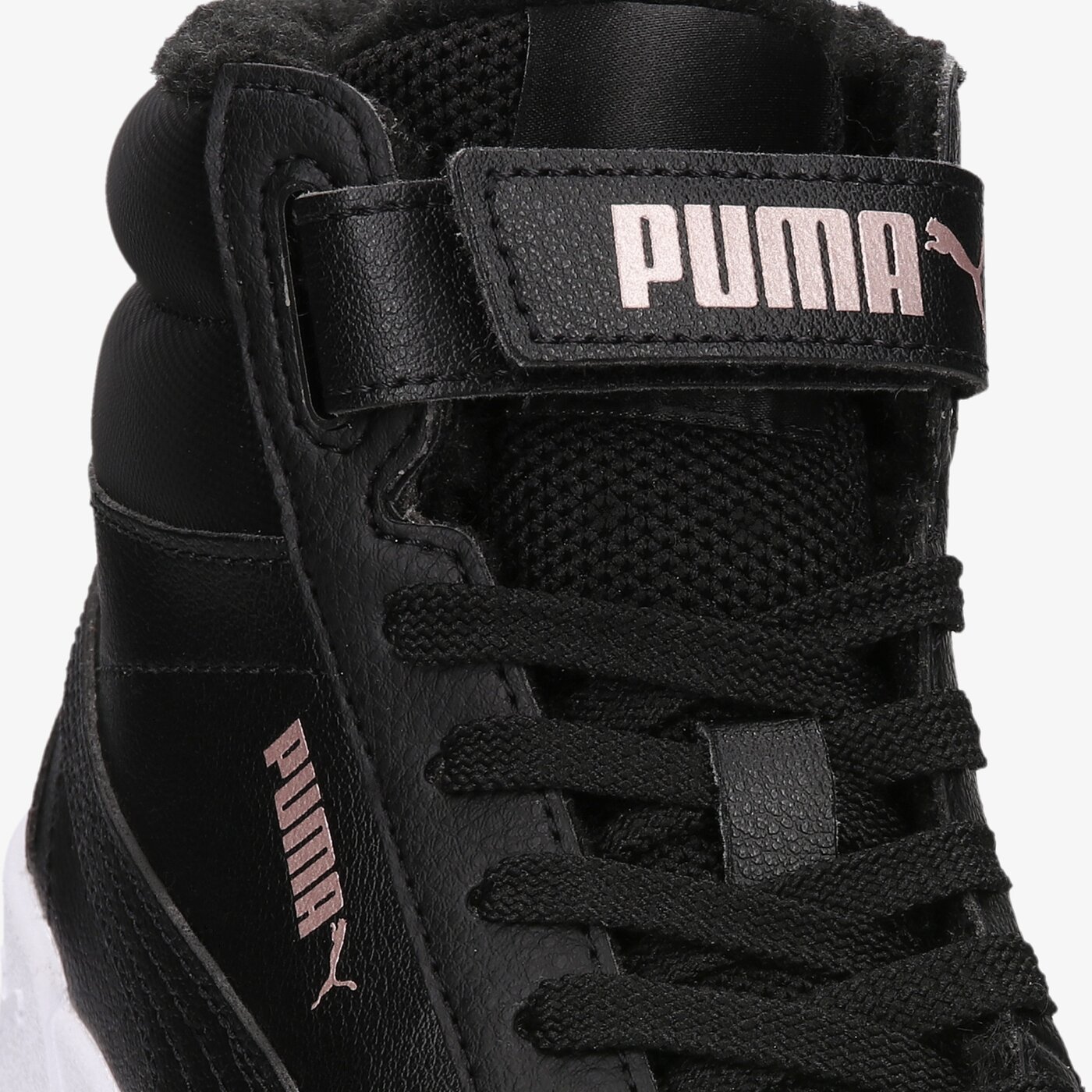 Buty dziecięce PUMA CARINA MID FUR JR 30968301 kolor czarny