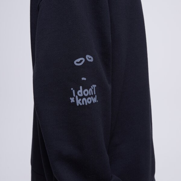 S.NOW JOB SIZEER CREWNECK “I DON'T KNOW” BLACK si123blu51001 kolor czarny