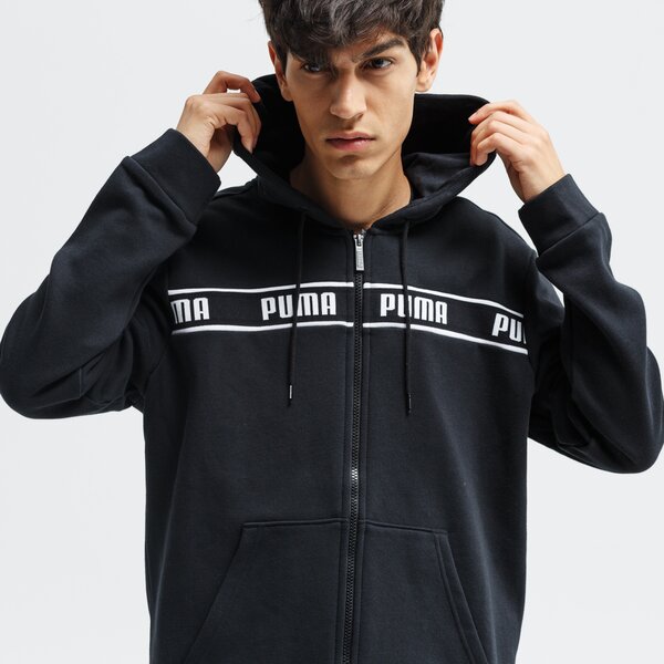 Bluza męska PUMA BLUZA AMPLIFIED CREW FL 58043301 kolor czarny