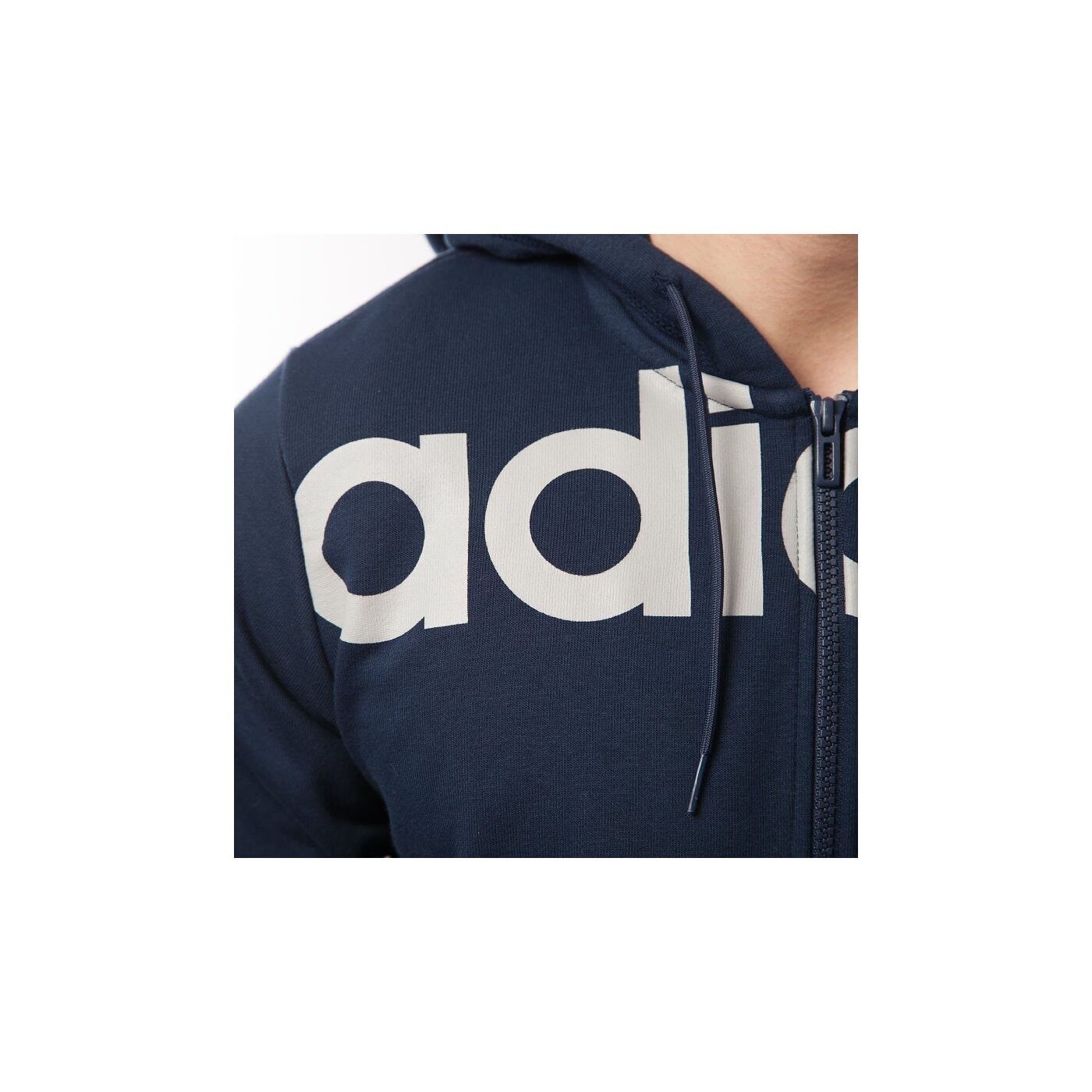 Bluza męska ADIDAS BLUZA LIN FZ HOOD s21300 kolor granatowy