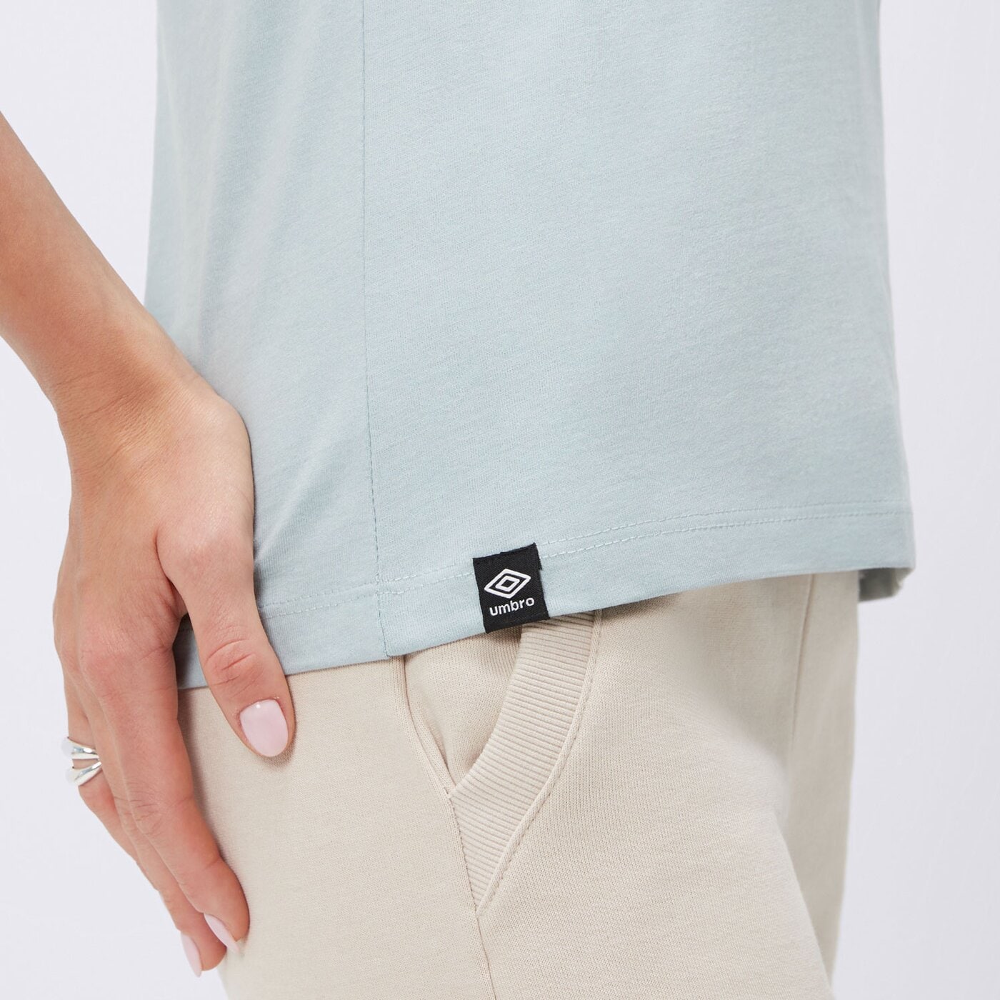 Koszulka damska UMBRO T-SHIRT FINEDON ul125tsd90003 kolor zielony