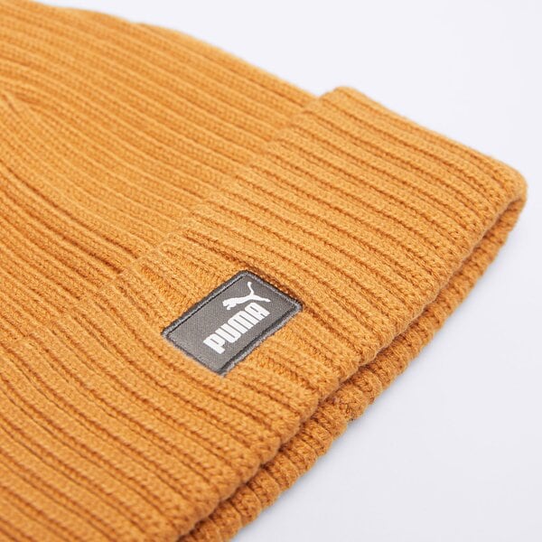 Czapka zimowa damska PUMA CZAPKA ZIMOWA PUMA CLASSIC CUFF BEANIE 2482605 kolor brązowy