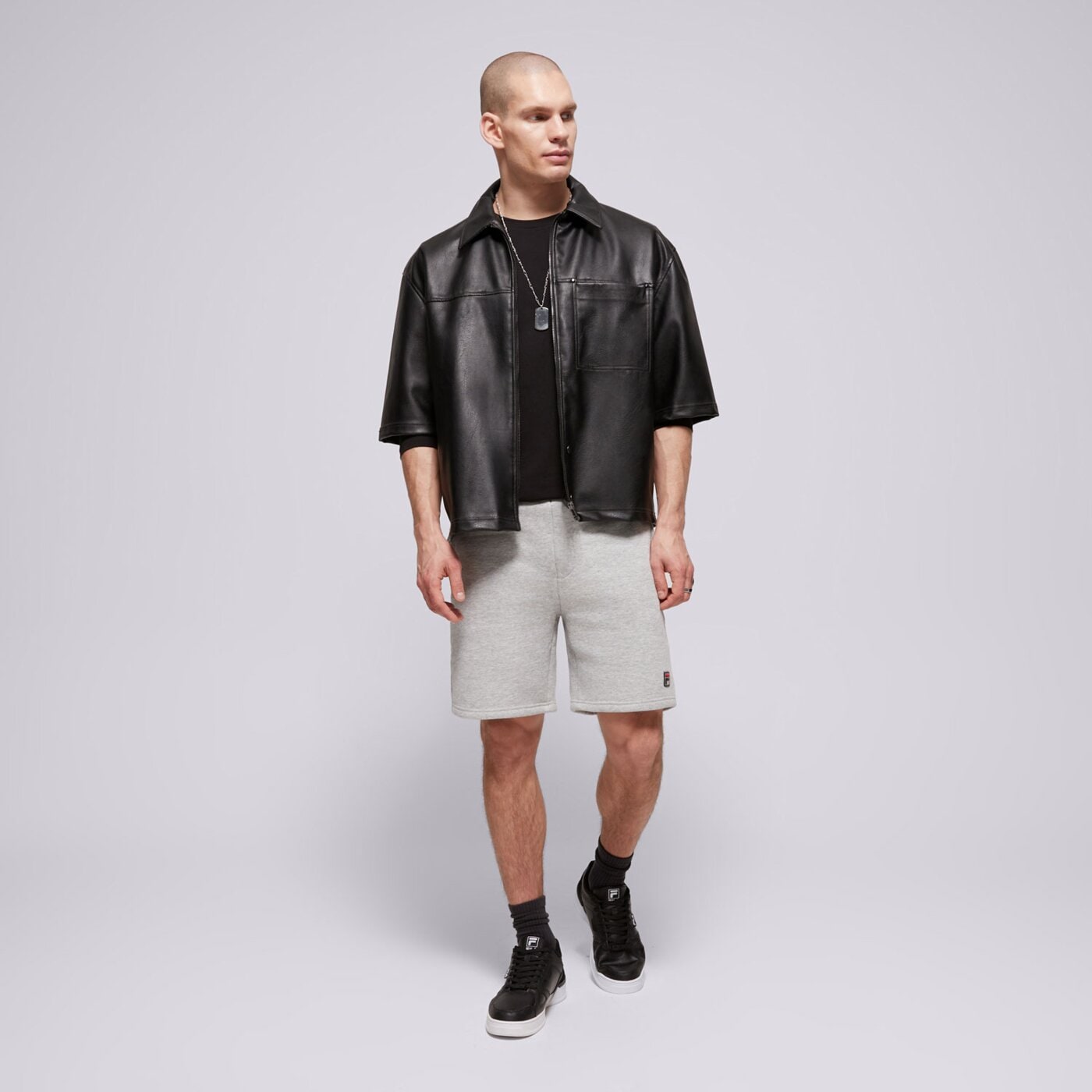 Spodenki męskie FILA SZORTY FBOX SHORT lm171ya8289 kolor szary