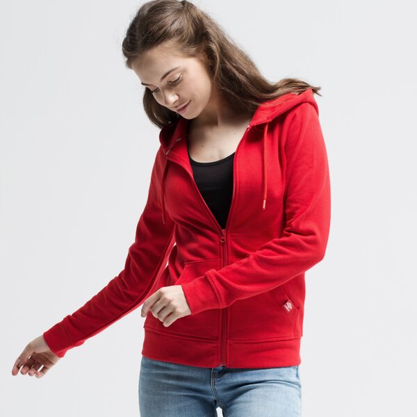Bluza damska UMBRO BLUZA ROZPINANA Z KAPTUREM OTAMA ul39bld21002 kolor czerwony