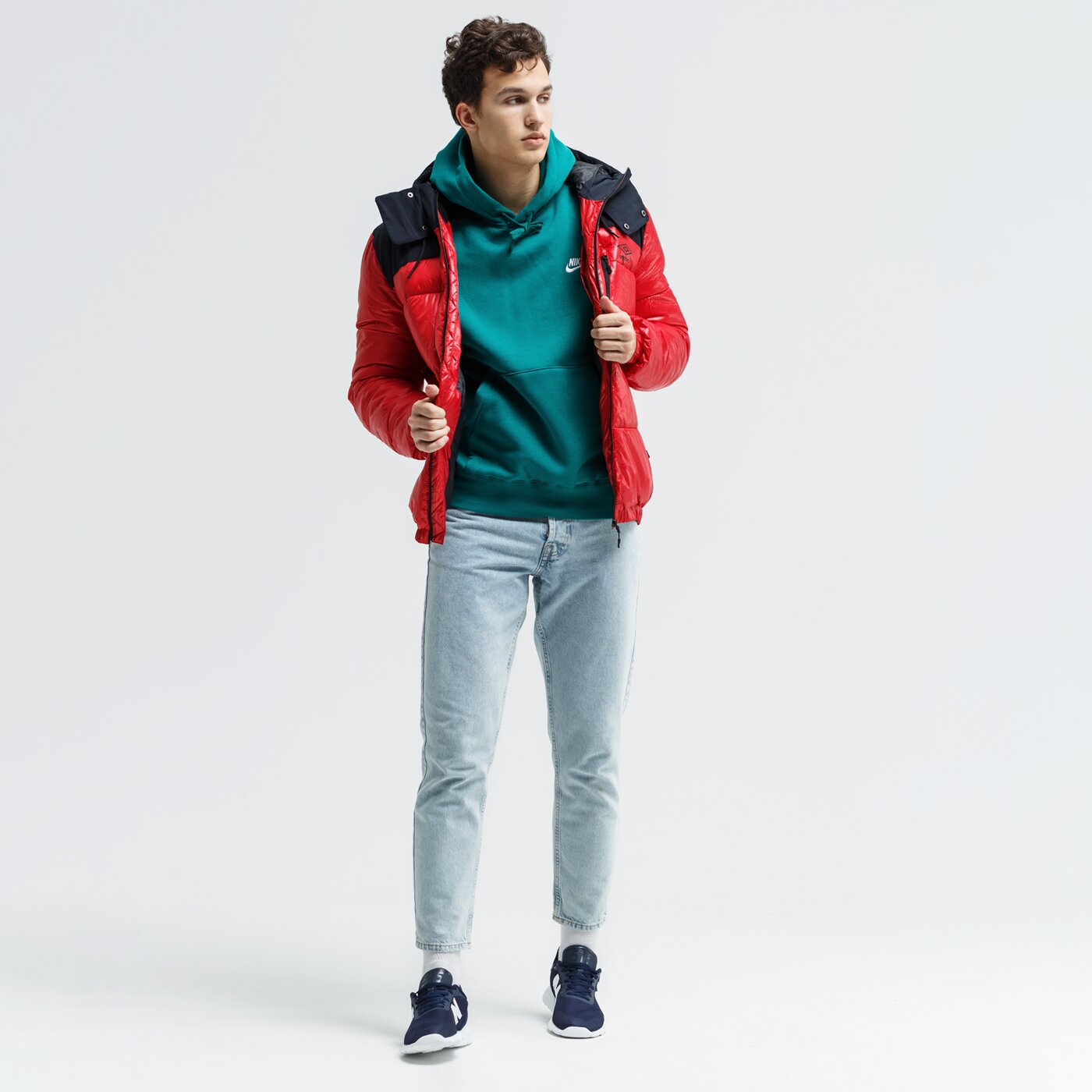 Bluza męska NIKE BLUZA M NSW CLUB PO BB bv2654-340 kolor zielony